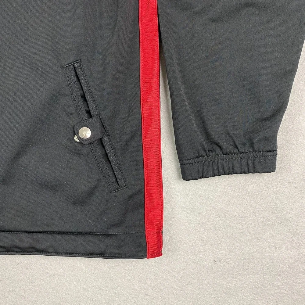 Jordan Jacket Mens XXL Full Zip Windbreaker black 356039-010 Jumpman Logo Rare